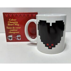 Heart Heat Sensitive Color Changing Mug Ceramic Funny Gift Cute Color Change Cup